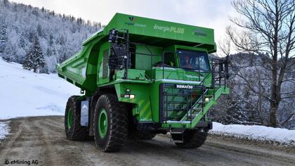 Elektro Dumper: el vehículo eléctrico más grande del mundo que no necesita recargarse