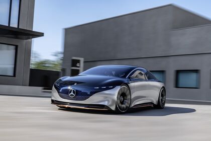 Mercedes Vision EQS, un anticipo a la primera berlina completamente eléctrica