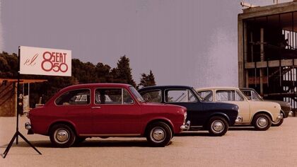 Historia del SEAT 850: el «culo-pollo» que recogió el testigo del 600