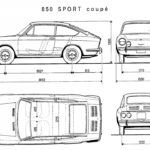 SEAT 850 Sport Coupe Medidas 150x150