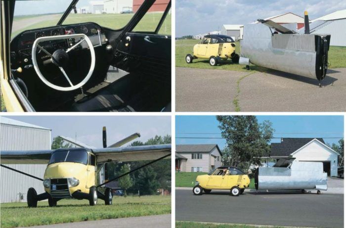 1954 Taylor Aerocar Coche Volador 2 700x463