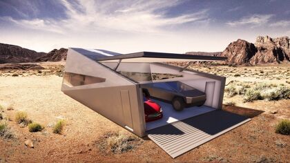 Cybunker: el garaje perfecto para tu Tesla Cybertruck