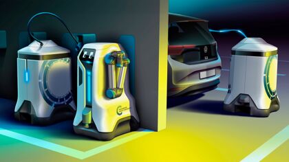 Así es el robot que será capaz de cargar tu coche eléctrico por ti