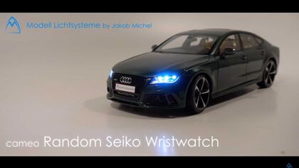 Este Audi RS 7 Sportback debe de ser una de las maquetas más detalladas del mundo
