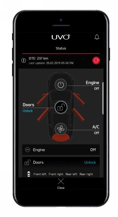 Kia UVO Connect Aplicacion