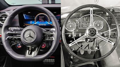 Repasamos los 120 años de historia de los volantes de Mercedes-Benz