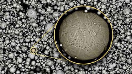 Se acercan las piezas de acero de alta resistencia en 3D
