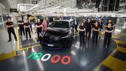 La importancia de las 10.000 unidades fabricadas de Lamborghini Urus