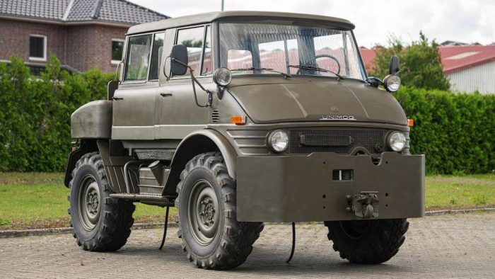 1974 Mercedes Benz Unimog 406 Doppel Kabine 4x4 1 700x394