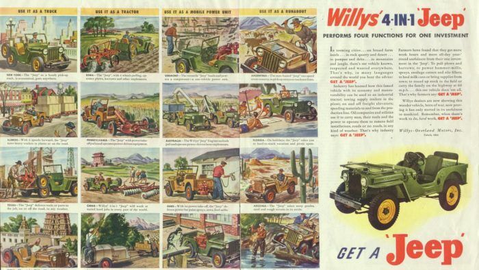 Publicidad Jeep-CJ2A