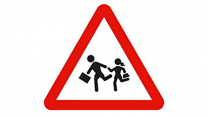 Señal de tráfico machista