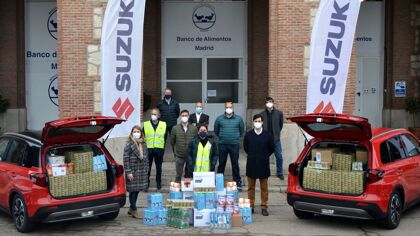 Entregamos con Suzuki 3.170 kg de alimentos al Banco de Alimentos