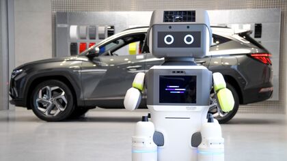 DAL-e es el simpático robot de Hyundai que ayuda en época de pandemia