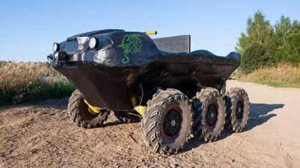 Green Scout, el primer quad anfibio y eléctrico del mundo