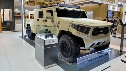 Kia prepara para la batalla su nuevo vehículo militar táctico y ligero, el KLTV