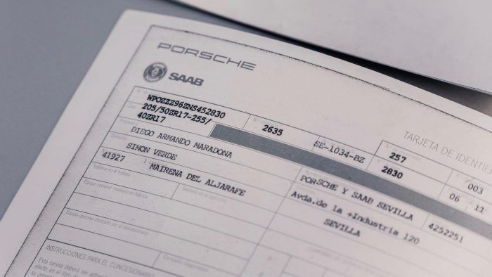 Porsche 911 Cabrio Maradona Detalle 4 700x394