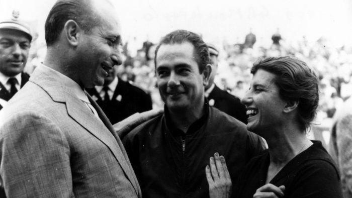 Maria Teresa De Filippis Juan Manuel Fangio Jean BehraMonaco1959 700x394