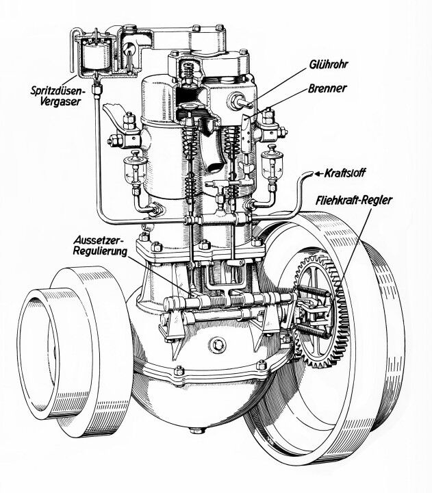 Camion Daimler 1896 Motor Phoenix