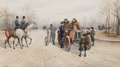 ¿Cuál fue realmente la primera multa por exceso de velocidad?