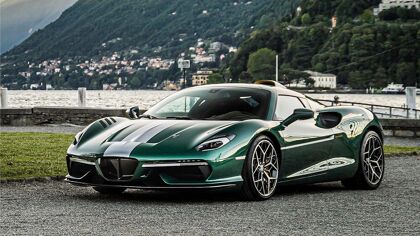 Touring Superleggera Arese RH95: estilo italiano con corazón de Ferrari