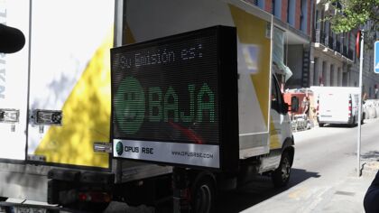 Así son los primeros datos obtenidos por el radar de emisiones de Madrid