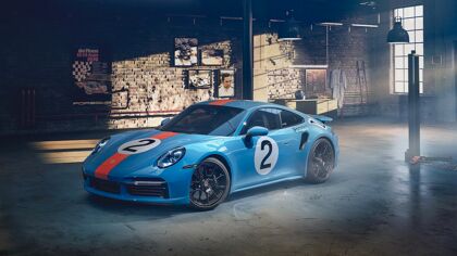 Porsche 911 Turbo S Gulf: la mejor librea para un homenaje ejemplar