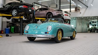 Este Porsche 356 Speedster ha sido restaurado con muy, muy buen gusto
