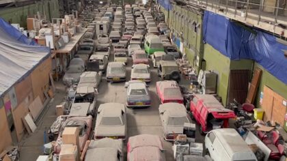 A la venta 174 coches clásicos abandonados encontrados en Londres