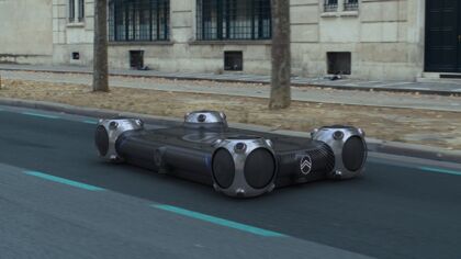 Citroën trabaja en una plataforma autónoma con neumáticos esféricos