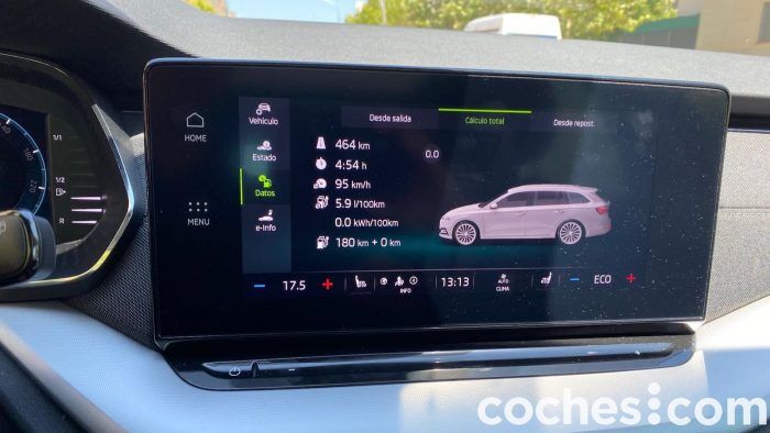 Skoda Octavia Combi IV Prueba Interior 32 700x394