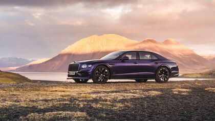 Bentley cruza Islandia con un Flying Spur movido por combustibles renovables