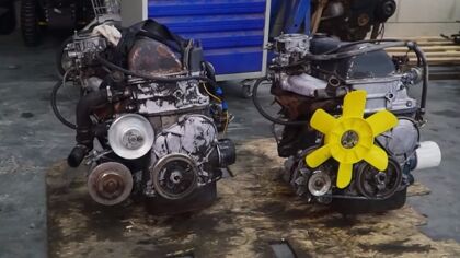 ¿Se puede hacer un motor de seis cilindros en línea con dos bloques de cuatro?