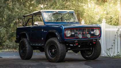 A la venta el espectacular Ford Bronco restomod de Jenson Button