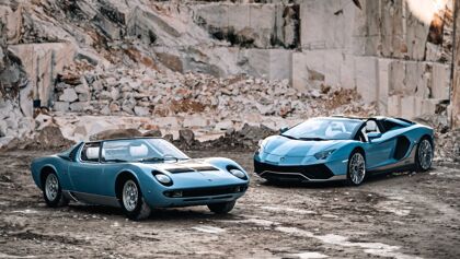 Este Lamborghini Aventador Ultimae Roadster es el perfecto homenaje al único Miura Roadster