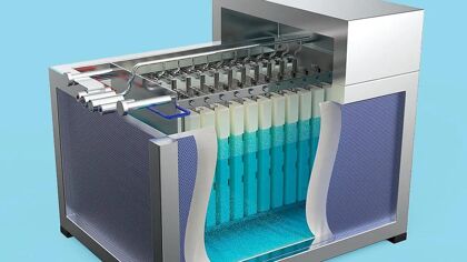 Este dispositivo extrae hidrógeno y litio del agua de mar
