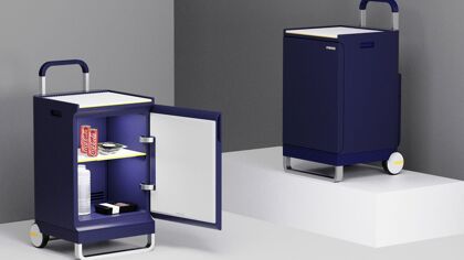 El pequeño frigorífico sobre ruedas creado con los coches eléctricos en mente