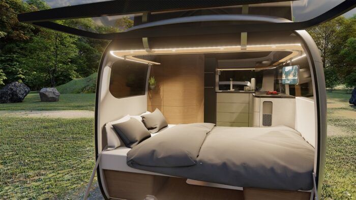Airstream Studio FA Porsche Concept Travel Trailer 11 700x394