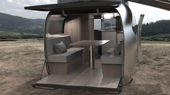 Airstream Studio FA Porsche Concept Travel Trailer 2 700x394