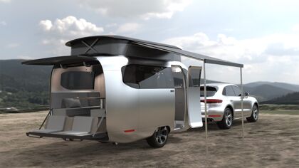 Airstream Studio FA Porsche Concept Travel Trailer: no se puede viajar mejor