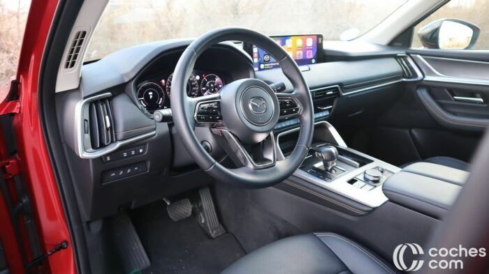 Mazda CX 60 PHEV Homura Prueba Interior 12 700x393
