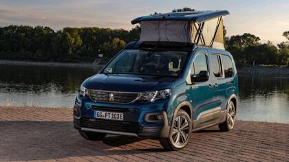 Peugeot e-Rifter Vanderer: pequeña y eléctrica, pero camper