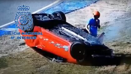 Estrella su coche en el Jarama y denuncia el robo para cobrar el seguro