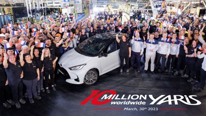 Se alcanzan los 10 millones de Toyota Yaris producidos