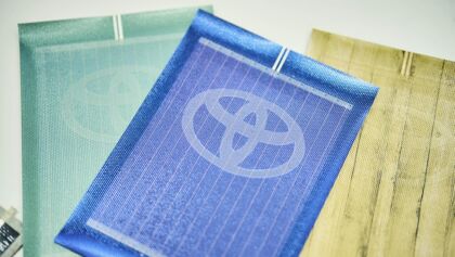 Toyota trabaja en paneles solares con diseños llamativos para coches e incluso ropa