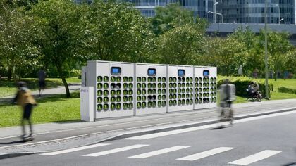 Estaciones de intercambio de baterías que ayuda a la estabilidad de la red eléctrica