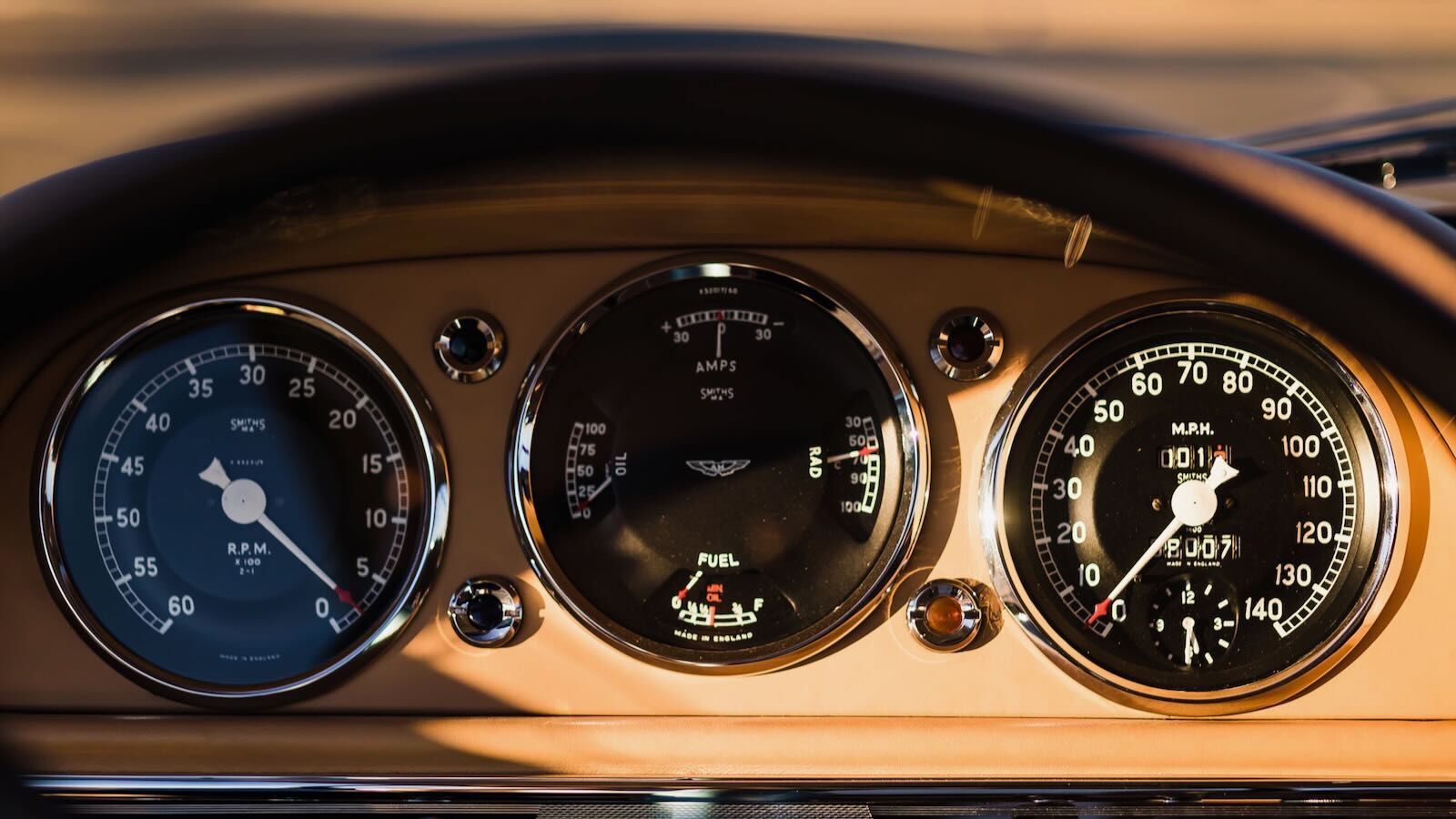 Aston Martin DB2 4 Coupe Bertone Interior 13