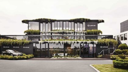 Este pabellón de Lexus en Australia lleva la sostenibilidad a un nuevo nivel