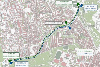 Cuidado, el radar de tramo más largo de Madrid empezará a multar dentro de poco