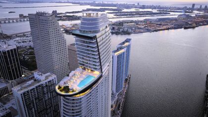 El rascacielos de Aston Martin en Miami es digno de ser la guarida de un villano de Bond