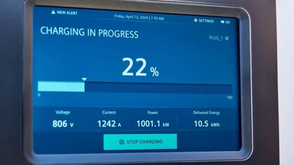 Esta velocidad de carga revolucionaría el transporte por carreterra
